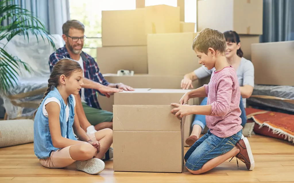 Umzug mit Kindern Vorbereitung Kinderzimmer